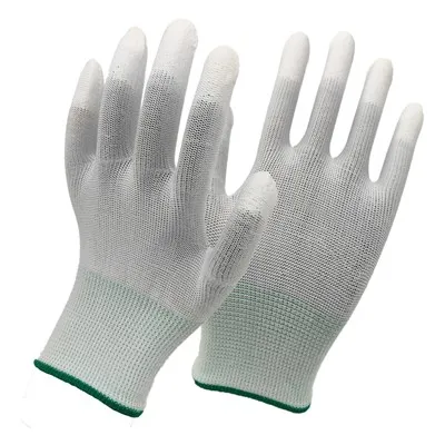 Karbon fiber PU kaplı eldiven